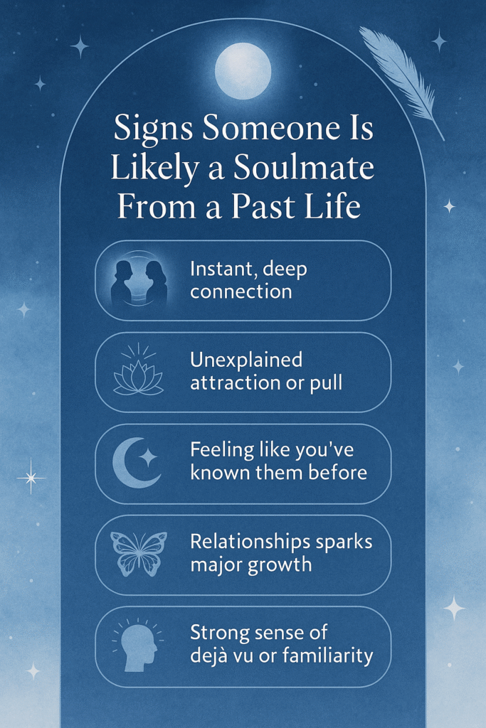 signs someone is a soul mate dfrom a previous life