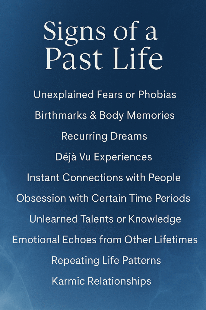 Signs Of A Past Life 3 signs of a past life