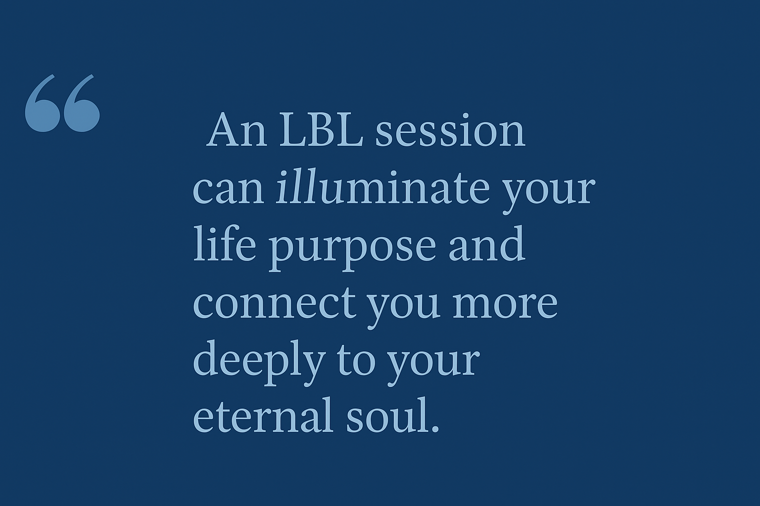 LBL session